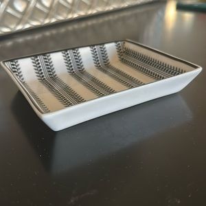 Black & White Ring/Keys Dish